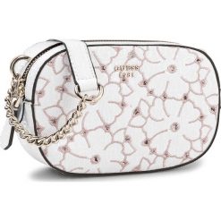 Torebka GUESS - Jayne (SG) Mini Bag HWSG69 61700 WML. Białe listonoszki damskie marki Guess, z aplikacjami. Za 459,00 zł.