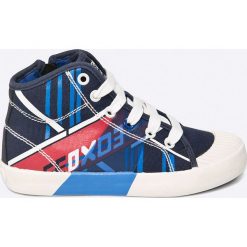 Geox - Trampki dziecięce. Szare buty chłopięce sportowe marki Geox, ze skóry. W wyprzedaży za 159,90 zł.