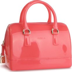 Torebka FURLA - Candy 1008231 B BAS8 PL0 Mandarino f. Różowe torebki klasyczne damskie Furla, bez wzorów, z tworzywa sztucznego, klasyczne, na ramię, bez dodatków. W wyprzedaży za 469,00 zł.