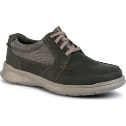 Półbuty CLARKS - Cotrell Lane 261486527 Olive Combination. Zielone półbuty męskie Clarks, na co dzień, bez wzorów, ze skóry, eleganckie, bez zapięcia. W wyprzedaży za 199,00 zł.