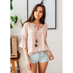 Bluzka Amelia light pink - S. Różowe bluzki damskie Fanaberia.com, s, bez wzorów, boho, bez kołnierzyka, bez rękawów. Za 89,00 zł.