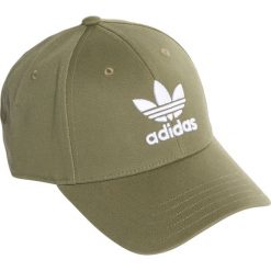 Adidas Originals Trefoil Czapka z daszkiem Zielony. Zielone czapki męskie adidas Originals, bez wzorów, z bawełny. Za 76,95 zł.