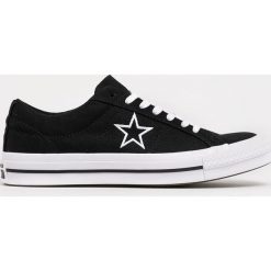 Converse - Tenisówki. Czarne trampki męskie Converse, bez wzorów, z gumy, na sznurówki. W wyprzedaży za 259,90 zł.