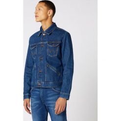 Wrangler Kurtka Niebieski. Niebieskie płaszcze męskie Wrangler, na wiosnę, s, bez wzorów, z bawełny. Za 464,95 zł.