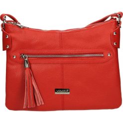 Torebka - 65-005-M D RO. Szare torebki klasyczne damskie Venezia, ze skóry. Za 249,00 zł.