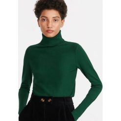Sweter z golfem - Khaki. Brązowe swetry damskie Reserved, s, bez wzorów, bez rękawów. Za 69,99 zł.