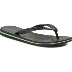 Japonki HAVAIANAS - Brasil 40000320090 Black. Czarne chodaki damskie Havaianas, z tworzywa sztucznego, na wysokim obcasie. Za 99,00 zł.