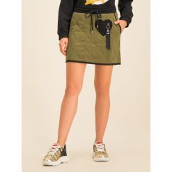 Spódnica mini LOVE MOSCHINO W150900M 4068. Zielone spódniczki damskie Love Moschino, m, bez wzorów, z bawełny, mini. W wyprzedaży za 499,00 zł.