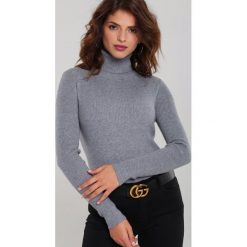 Szary Golf Gifford. Szare swetry damskie Renee, s, bez wzorów, z dzianiny, klasyczne, bez rękawów, bez kaptura. Za 69,99 zł.