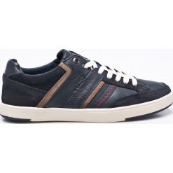 Levi's - Buty Beyers. Niebieskie buty skate męskie marki Levi's®, ze skóry, na sznurówki. W wyprzedaży za 199,90 zł.