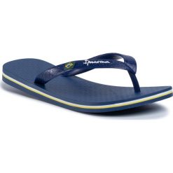 Japonki IPANEMA - Clas Brasil II Ad 80415 Blue/Blue 22413. Niebieskie klapki damskie Ipanema, bez wzorów, z tworzywa sztucznego, bez obcasa. Za 69,99 zł.
