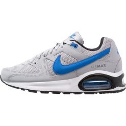 Nike Sportswear AIR MAX COMMAND FLEX Tenisówki i Trampki wolf grey/signal blue/black/white. Szare trampki dziewczęce Nike Sportswear, ze skóry. Za 419,00 zł.