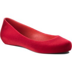 Baleriny damskie: Baleriny ZAXY – Pop Flocked Fem 82001 Red 50836 BB285035 02064