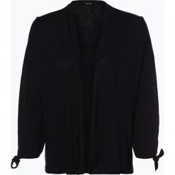 Opus - Kardigan damski z lnu – Sunke, niebieski. Niebieskie swetry damskie Opus, bez wzorów, z tkaniny, bez rękawów, bez kaptura. Za 149,95 zł.