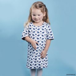 Sukienki dziewczęce: Sukienka raglanowa Wróble