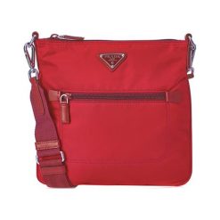 Torebki klasyczne damskie: Torebka w kolorze czerwonym – (S)26 x (W)26 x (G)4 cm