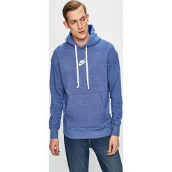 Nike Sportswear - Bluza. Niebieskie bluzy męskie Nike Sportswear, m, bez wzorów, z bawełny, z kapturem, bez rękawów, z kapturem. W wyprzedaży za 169,90 zł.