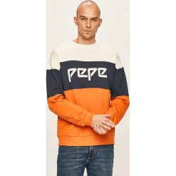 Pepe Jeans - Bluza Glenn. Bluzy męskie Pepe Jeans, s, z nadrukiem, z bawełny, z okrągłym kołnierzem, bez rękawów, bez kaptura. Za 299,90 zł.