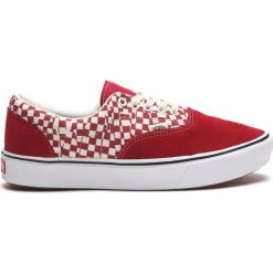 Vans ComfyCush Era Tenisówki Czerwony. Czerwone trampki męskie Vans, bez wzorów, ze skóry, bez zapięcia. Za 326,95 zł.
