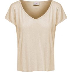 T-shirt DEHA EASY. Szare bluzki damskie Deha, z aplikacjami, bez kołnierzyka, bez rękawów. Za 360,00 zł.
