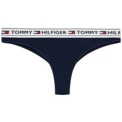 Figi brazylijskie TOMMY HILFIGER Brazilian UW0UW00723. Niebieskie figi damskie TOMMY HILFIGER, l, bez wzorów, z elastanu. Za 89,00 zł.