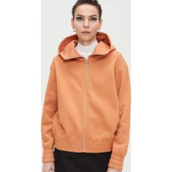 Bluza rozpinana z kapturem - Beżowy. Brązowe bluzy damskie Cropp, s, bez wzorów, bez rękawów, z kapturem. W wyprzedaży za 59,99 zł.