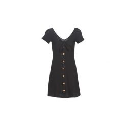 Sukienki krótkie Only ONLMARBELLA. Czarne sukienki damskie ONLY, s, bez wzorów, bez kołnierzyka, z krótkim rękawem, krótkie, mini. Za 129,00 zł.
