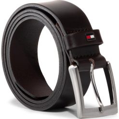 Pasek Męski TOMMY HILFIGER - Adan Leather 3.5 AM0AM05630 0HD. Pomarańczowe paski męskie TOMMY HILFIGER, w paski, ze skóry. Za 179,00 zł.