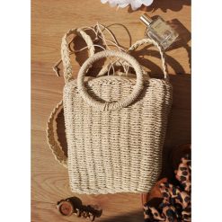 Torebka Poppy beige - UNI. Brązowe torebki klasyczne damskie Fanaberia.com, bez wzorów, eleganckie, bez dodatków. Za 129,00 zł.