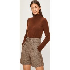 Answear - Sweter. Pomarańczowe swetry damskie ANSWEAR, s, bez wzorów, z poliesteru, bez rękawów, bez kaptura. Za 99,90 zł.