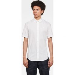 G-Star Raw - Koszula. Białe koszule męskie G-Star RAW, s, bez wzorów, z elastanu, eleganckie, z klasycznym kołnierzykiem, z krótkim rękawem. Za 279,90 zł.