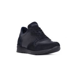 Buty Nero Giardini MP NERO GIARDINI NERO CAMOSCIO COLORADO. Czarne trampki męskie marki Nero Giardini MP, bez wzorów, bez zapięcia. Za 453,23 zł.