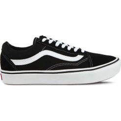 Czarne Lekkie Trampki Vans COMFYCUSH OLD SKOOL VNE. Czarne trampki i tenisówki damskie Molly.pl, bez wzorów, ze skóry, bez zapięcia. Za 339,00 zł.