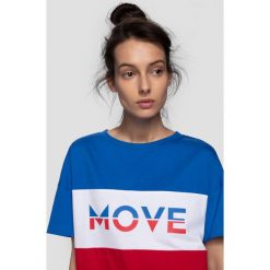 T-shirt damski TSD264A - multikolor. Szare t-shirty damskie marki 4f. Za 69,99 zł.