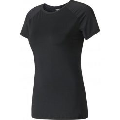 Adidas Speed Tee Black S. Czarne bluzki sportowe damskie Adidas, s, bez wzorów, ze skóry, bez kołnierzyka, bez rękawów, bez kaptura, na fitness i siłownię, climalite (adidas). W wyprzedaży za 99,00 zł.