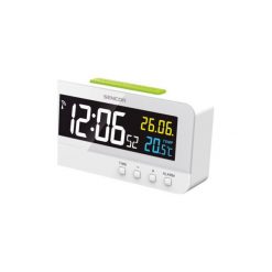 Budzik SENCOR SDC 4800 W Biały. Białe, cyfrowe zegarki męskie SENCOR. Za 84,99 zł.