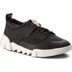 Półbuty CLARKS - Tri Spirit 261336664 Black Combi. Czarne półbuty damskie skórzane marki Clarks, na płaskiej podeszwie. W wyprzedaży za 229,00 zł.