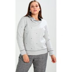 Bluzy rozpinane damskie: Only Carmakoma ONLCARNADINE HIGHNECK Bluza light grey melange