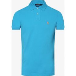 Polo Ralph Lauren - Męska koszulka polo – Slim fit, niebieski. Niebieskie koszulki męskie Polo Ralph Lauren, xl, bez wzorów, z bawełny, bez rękawów. Za 449,95 zł.