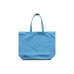 Torba na zakupy; ekotorba; niebieska; handmade Torba na zakupy. Niebieskie torebki klasyczne damskie Szczypta, bez wzorów, retro, bez dodatków. Za 140,00 zł.