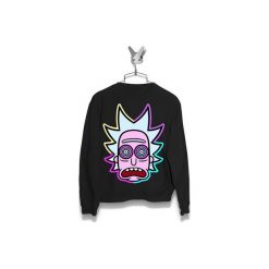 Bluza Psycho Rick Męska. Czarne bluzy damskie Failfake, s, bez wzorów, bez kołnierzyka, bez rękawów, bez kaptura. Za 170,00 zł.
