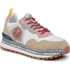 Sneakersy LIU JO - Maxi Alexa Running BXX051 PX003 White 01111. Białe półbuty damskie Liu Jo, z zamszu. Za 649,00 zł.