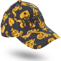 CZAPKA Z DASZKIEM Versace Jeans Couture. Czapki damskie Versace Jeans Couture, bez wzorów, z jeansu. Za 419,00 zł.