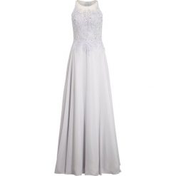 Luxuar Fashion Suknia balowa silbergrau. Szare sukienki damskie marki Luxuar Fashion, bez wzorów, z poliesteru, wizytowe, bez kołnierzyka, bez rękawów. W wyprzedaży za 896,35 zł.