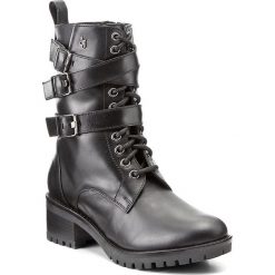 Botki ARMANI JEANS - 925293 7A630 00020 Nero. Czarne botki damskie na obcasie marki Armani Jeans, z jeansu. W wyprzedaży za 669,00 zł.