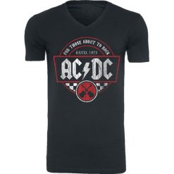 AC/DC Rock Race T-Shirt czarny. Czarne koszulki męskie marki AC/DC, l, z nadrukiem, rockowe, bez kołnierzyka. Za 74,90 zł.