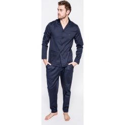 Emporio Armani - Piżama. Niebieskie piżamy męskie marki Emporio Armani, xl, bez wzorów, z elastanu, bez rękawów. W wyprzedaży za 459,90 zł.