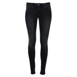 Pepe Jeans Jeansy Damskie Lola 31/30, Czarne. Czarne jeansy damskie marki Pepe Jeans, z jeansu. W wyprzedaży za 335,00 zł.