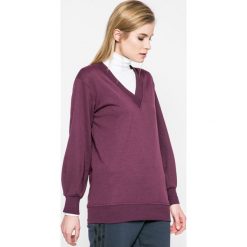 Jacqueline de Yong - Bluza. Fioletowe bluzy damskie Jacqueline de Yong, s, bez wzorów, z bawełny, bez rękawów, bez kaptura. W wyprzedaży za 39,90 zł.