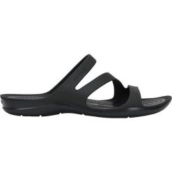 Crocs Sandały damskie Swiftwater Sandal ParadiseBlack / Black 203998-060 (rozmiar 34-35). Czarne kapcie damskie Crocs. W wyprzedaży za 134,00 zł.